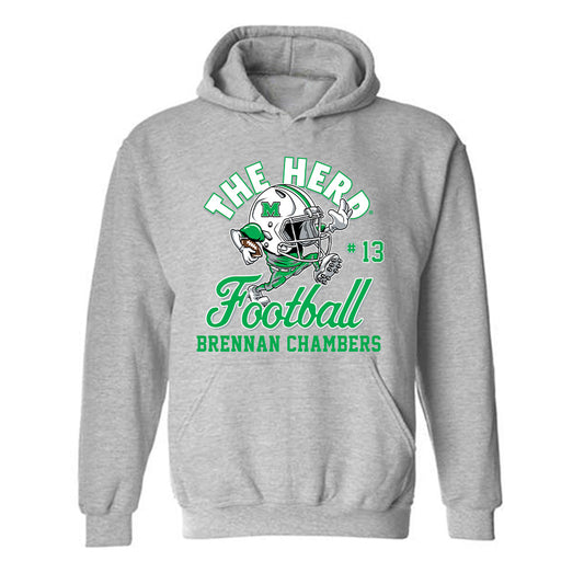 Marshall - NCAA Football : Brennan Chambers - Hooded Sweatshirt-0