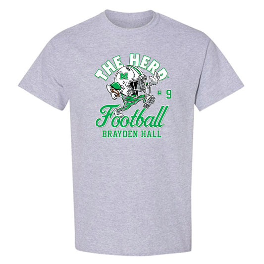 Marshall - NCAA Football : Brayden Hall - T-Shirt-0