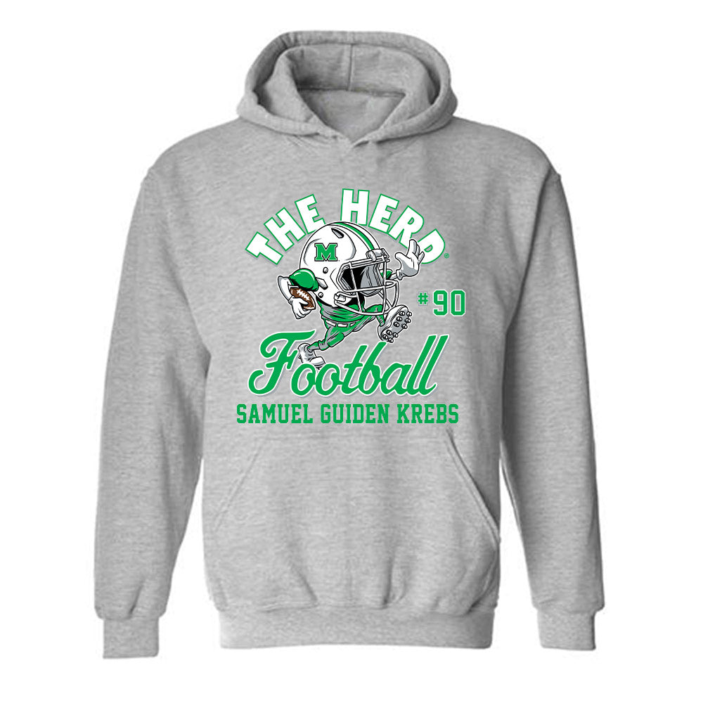 Marshall - NCAA Football : Samuel Guiden Krebs - Hooded Sweatshirt-0