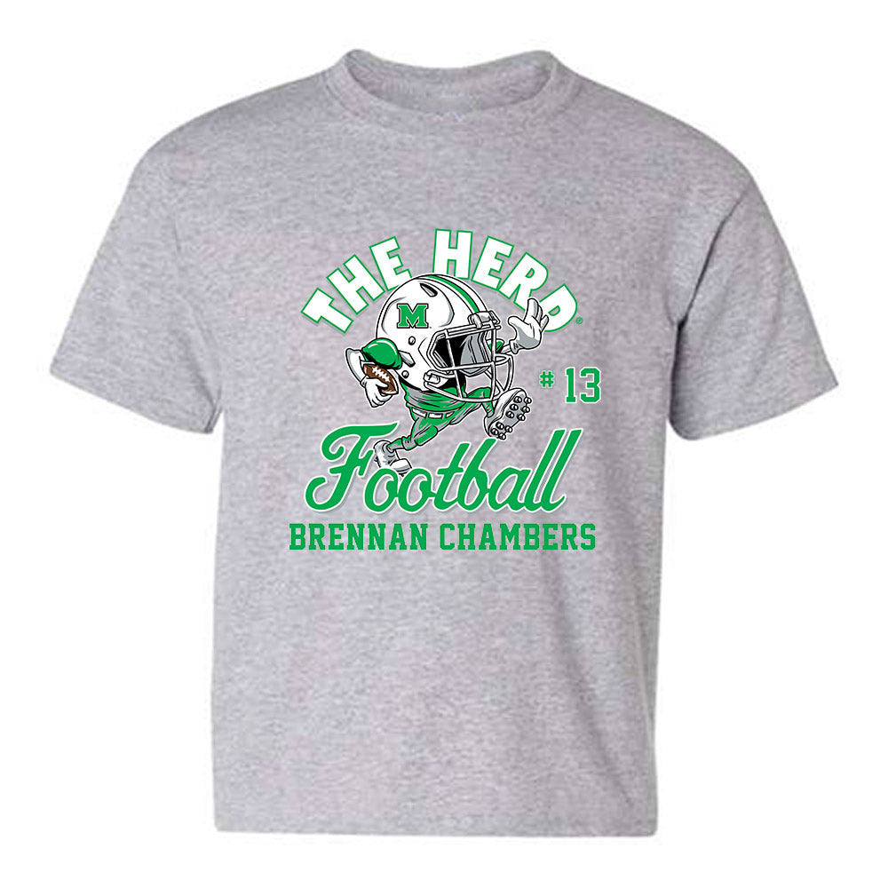 Marshall - NCAA Football : Brennan Chambers - Youth T-Shirt-0