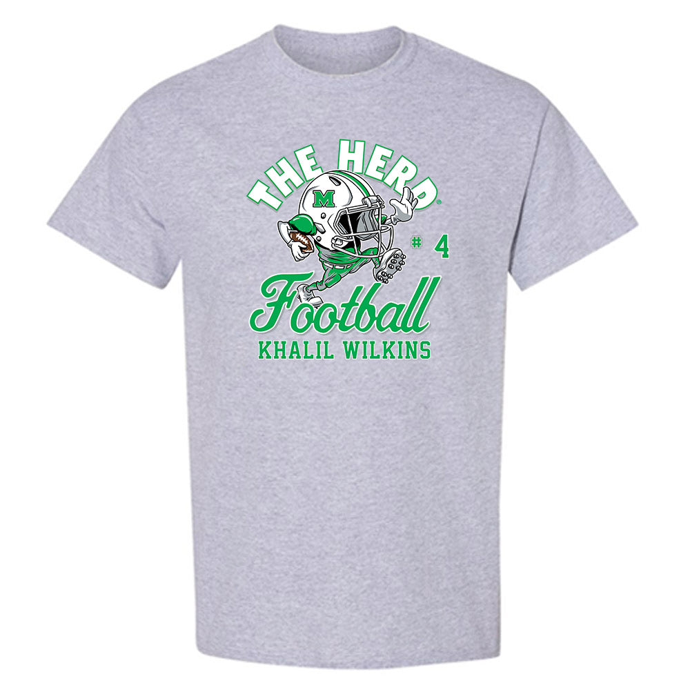 Marshall - NCAA Football : Khalil Wilkins - T-Shirt-0