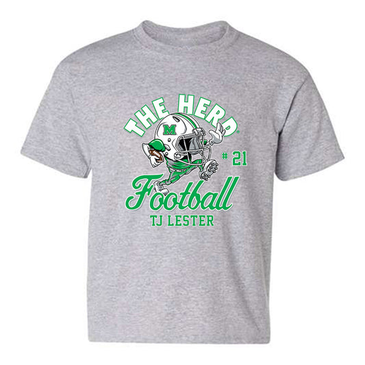 Marshall - NCAA Football : TJ Lester - Youth T-Shirt-0
