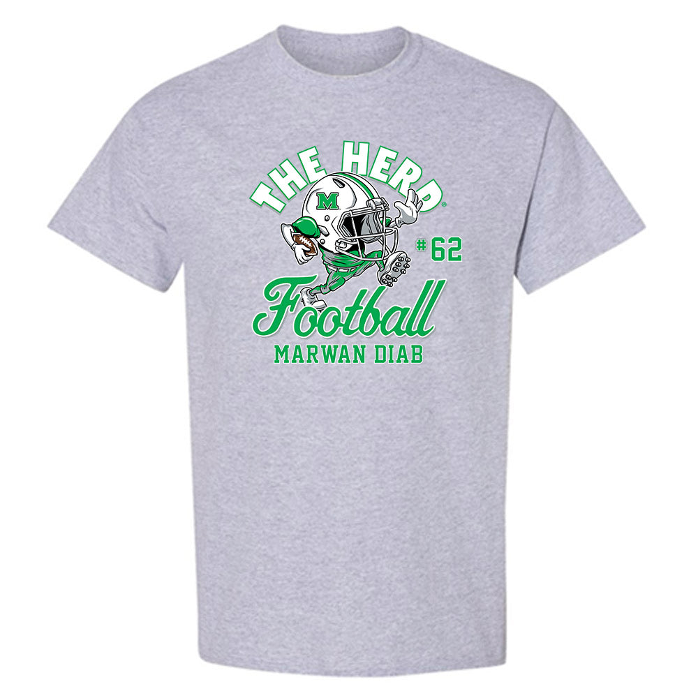 Marshall - NCAA Football : Marwan Diab - T-Shirt-0