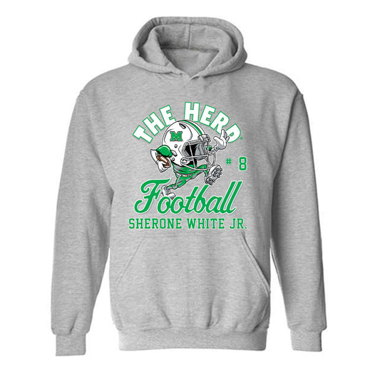 Marshall - NCAA Football : Sherone White Jr. - Hooded Sweatshirt-0