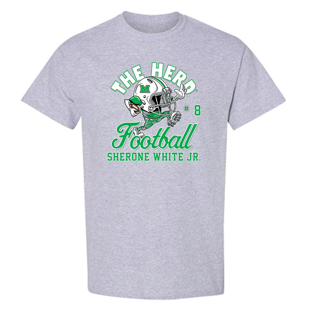 Marshall - NCAA Football : Sherone White Jr. - T-Shirt-0