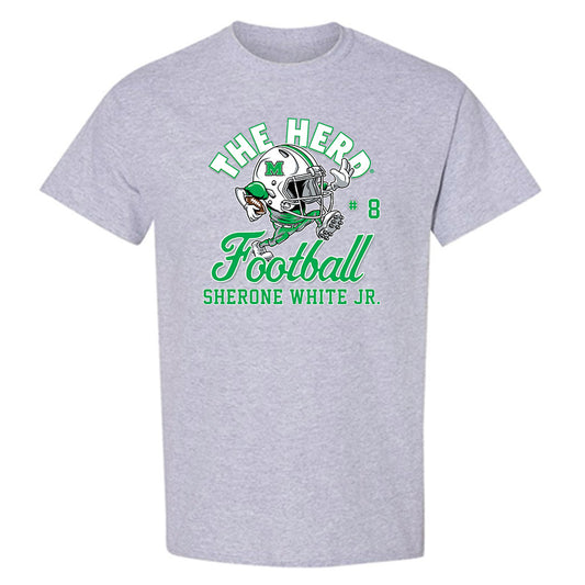 Marshall - NCAA Football : Sherone White Jr. - T-Shirt-0