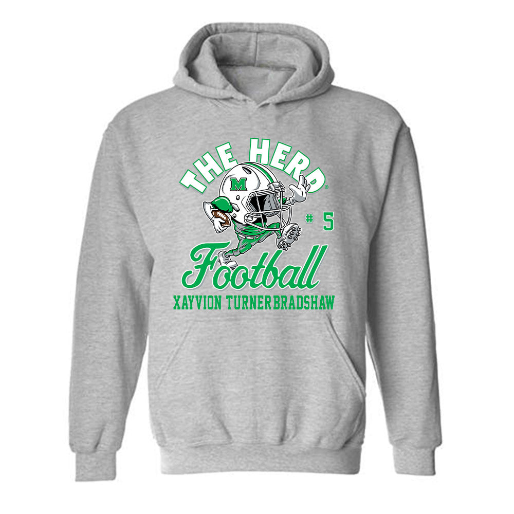 Marshall - NCAA Football : Xayvion Turner-Bradshaw - Hooded Sweatshirt-0