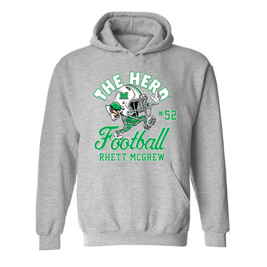 Marshall - NCAA Football : Rhett Mcgrew - Hooded Sweatshirt-0