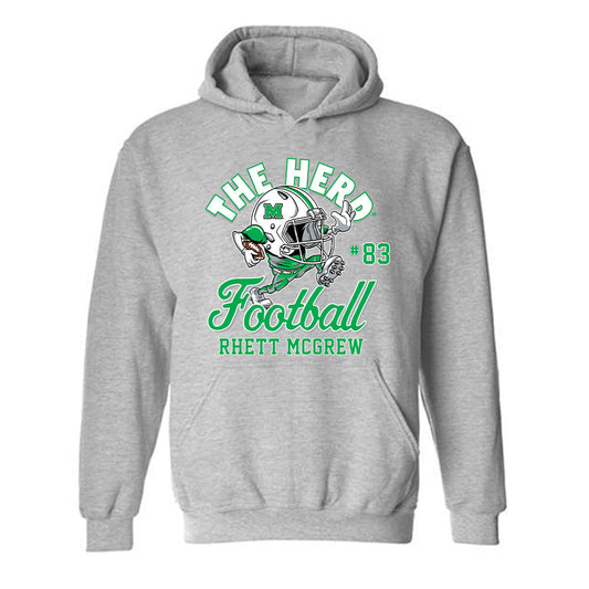 Marshall - NCAA Football : Rhett Mcgrew - Hooded Sweatshirt-0