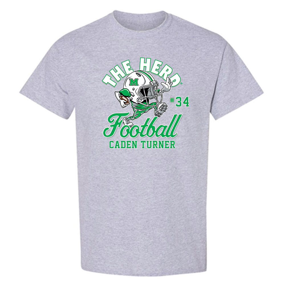 Marshall - NCAA Football : Caden Turner - T-Shirt-0