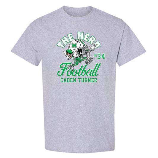 Marshall - NCAA Football : Caden Turner - T-Shirt-0