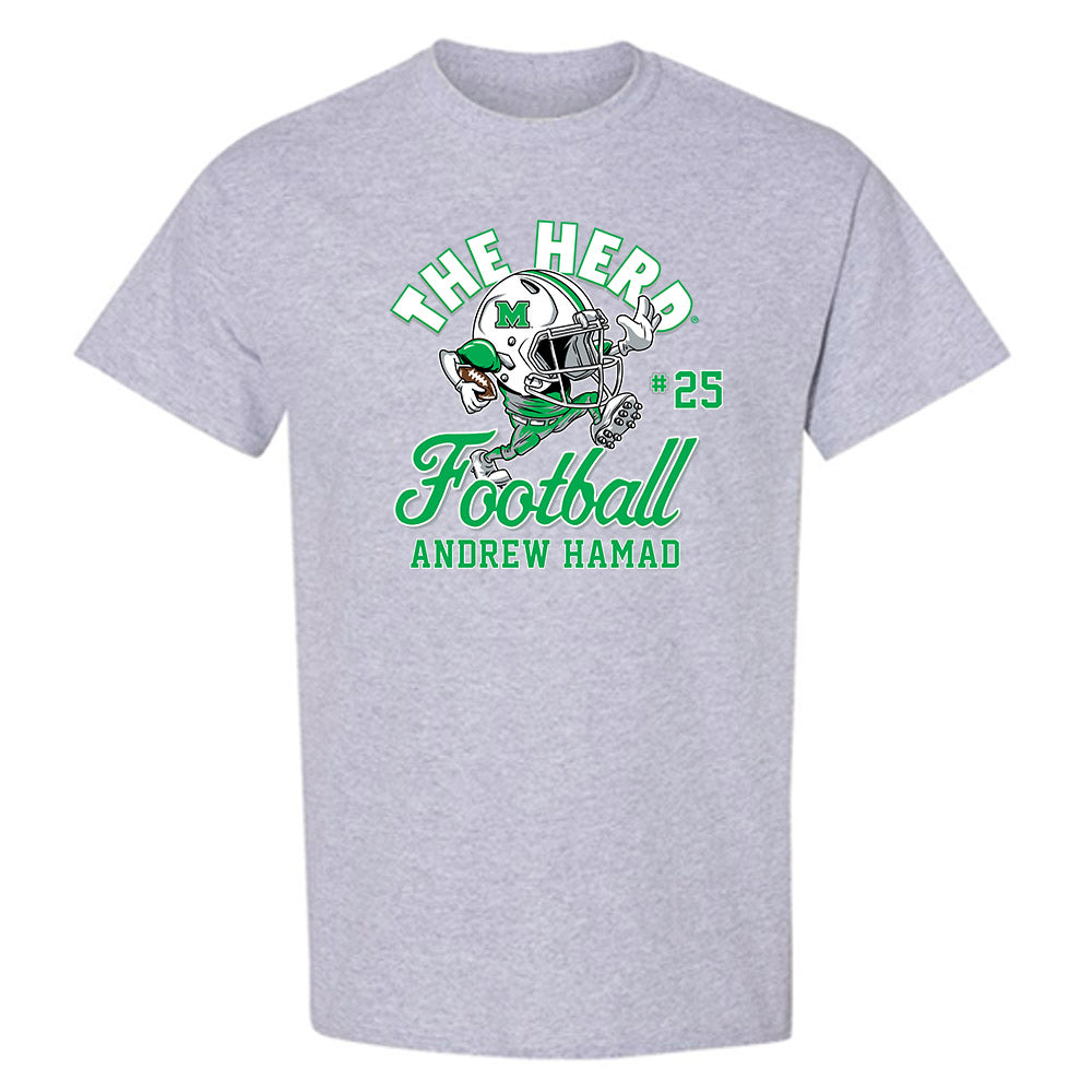 Marshall - NCAA Football : Andrew Hamad - T-Shirt-0