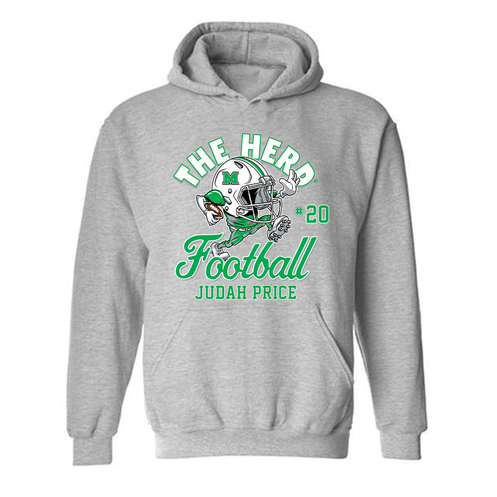 Marshall - NCAA Football : Judah Price - Hooded Sweatshirt-0