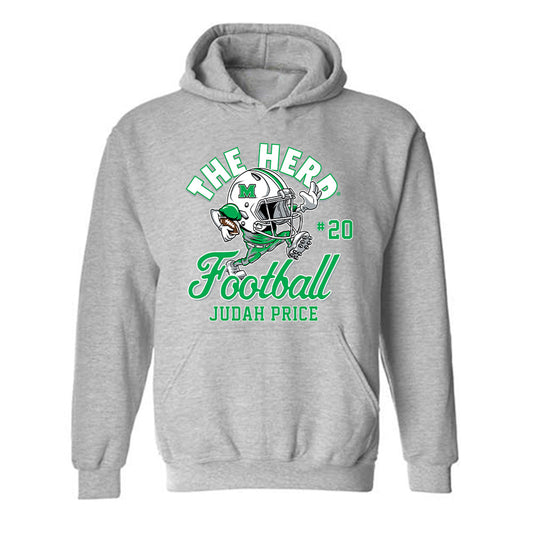 Marshall - NCAA Football : Judah Price - Hooded Sweatshirt-0