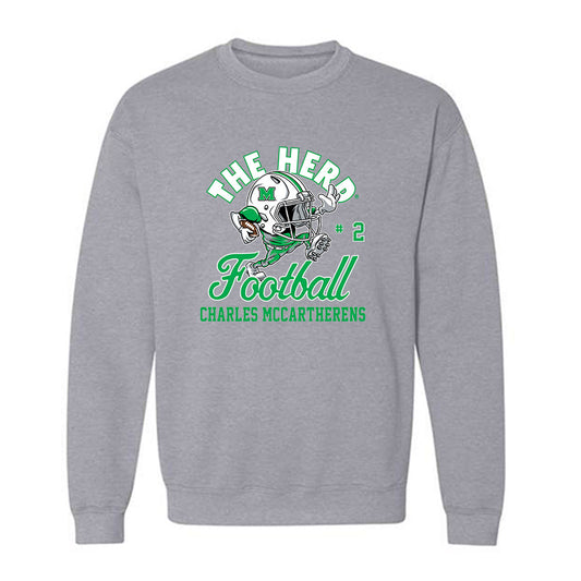 Marshall - NCAA Football : Charles McCartherens - Crewneck Sweatshirt-0