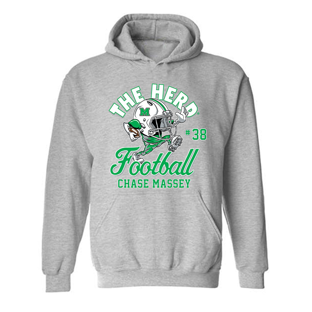 Marshall - NCAA Football : chase massey - Hooded Sweatshirt-0