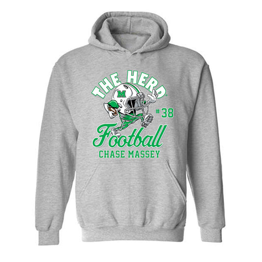 Marshall - NCAA Football : chase massey - Hooded Sweatshirt-0