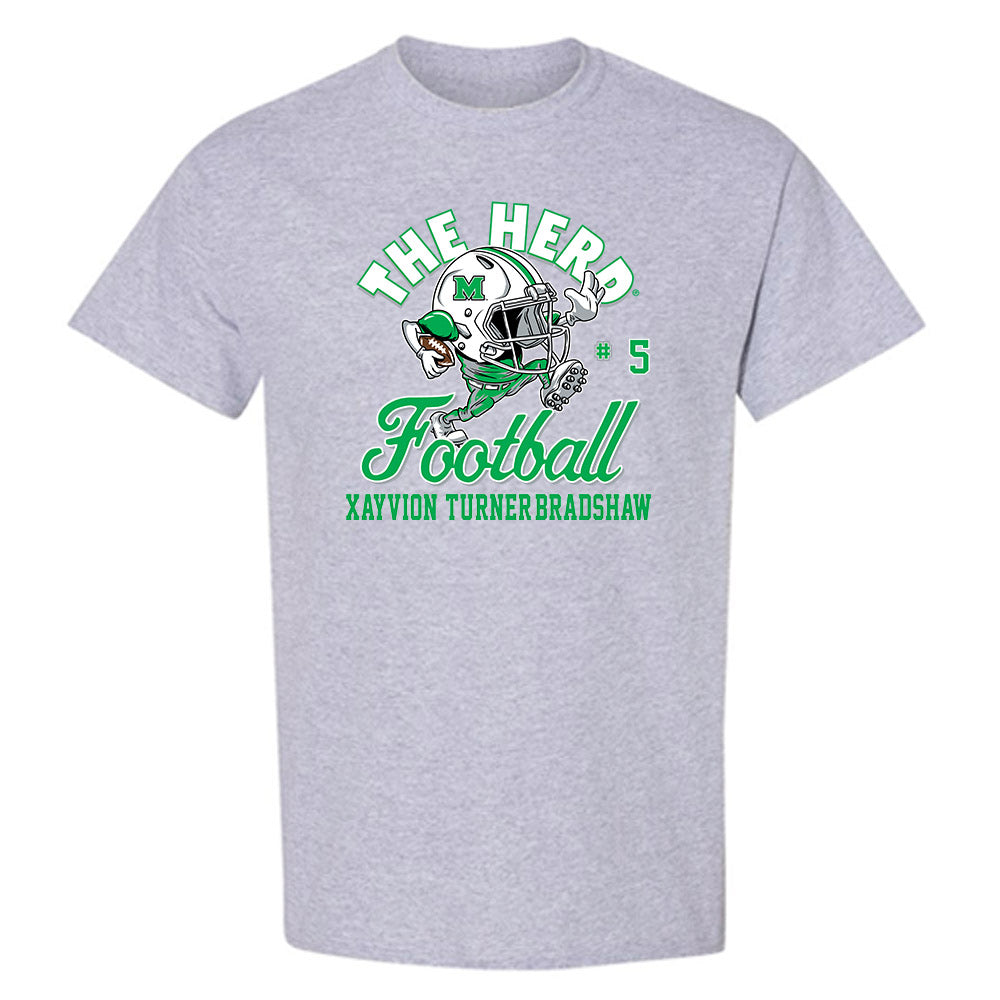 Marshall - NCAA Football : Xayvion Turner-Bradshaw - T-Shirt-0