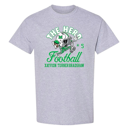 Marshall - NCAA Football : Xayvion Turner-Bradshaw - T-Shirt-0