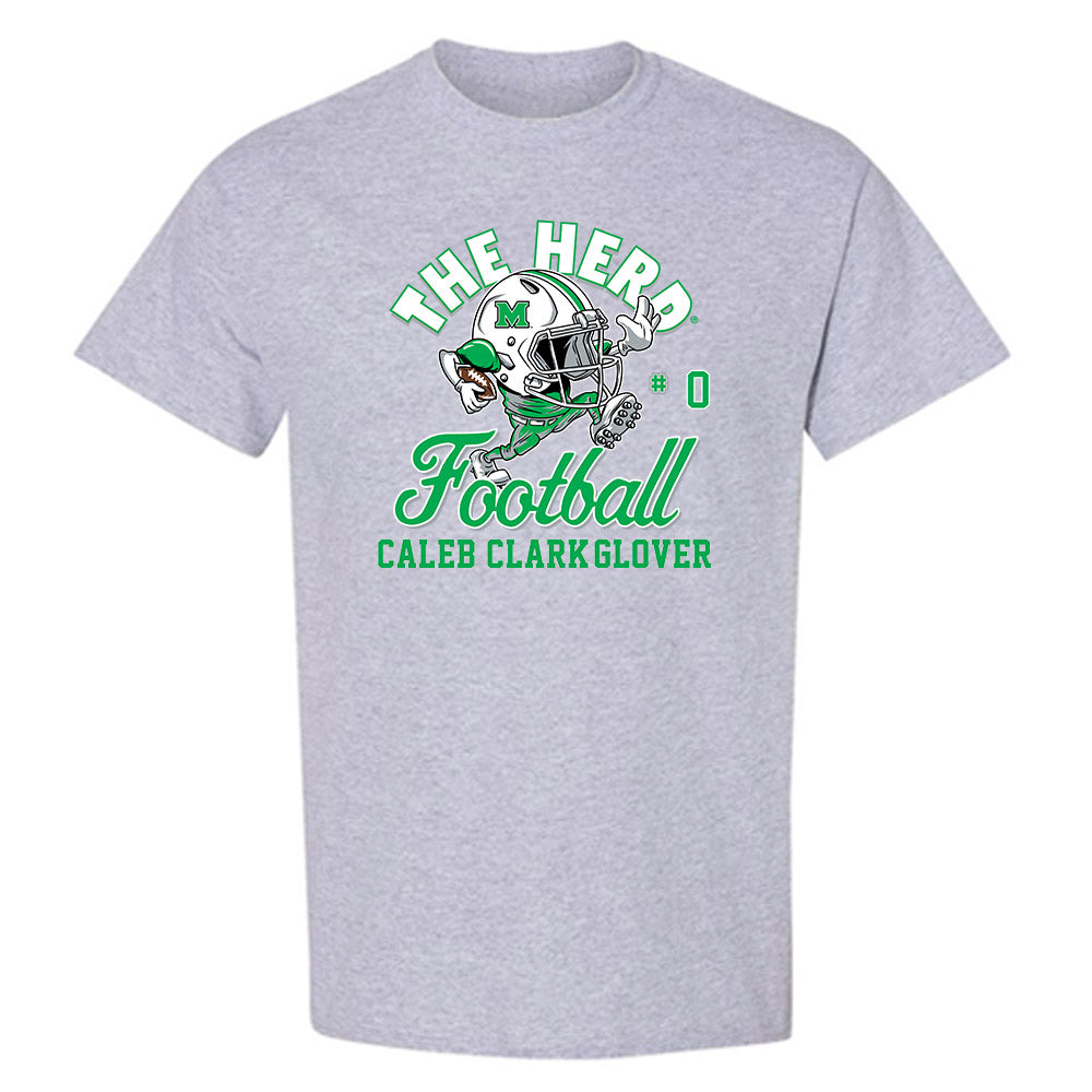 Marshall - NCAA Football : Caleb Clark-Glover - T-Shirt-0