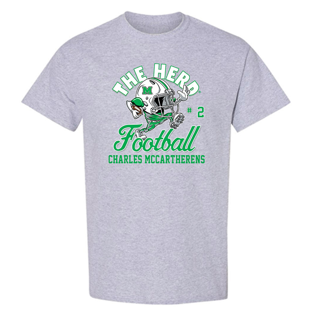 Marshall - NCAA Football : Charles McCartherens - T-Shirt-0