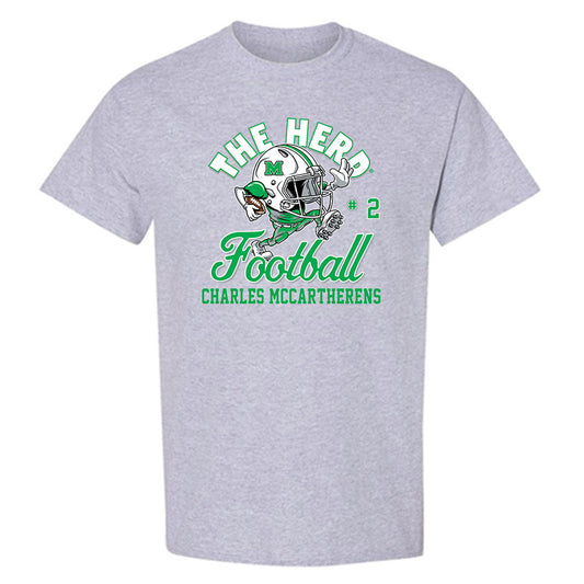 Marshall - NCAA Football : Charles McCartherens - T-Shirt-0