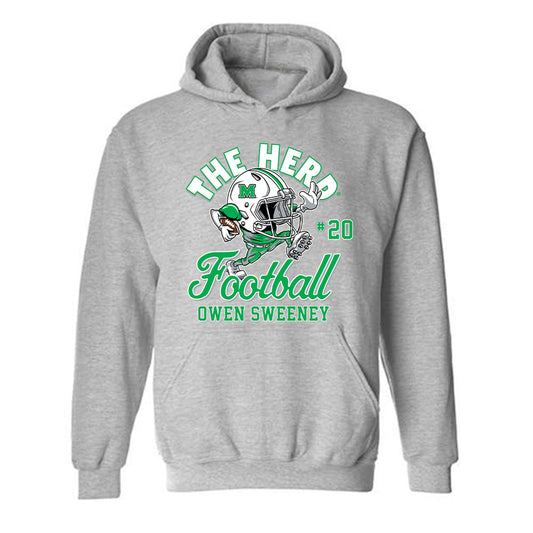 Marshall - NCAA Football : Owen Sweeney - Hooded Sweatshirt-0