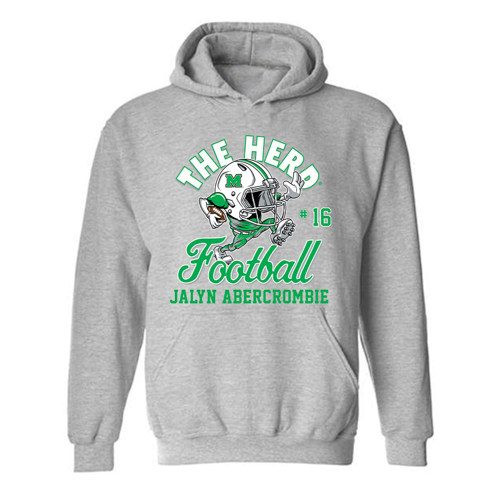 Marshall - NCAA Football : Jalyn Abercrombie - Hooded Sweatshirt-0