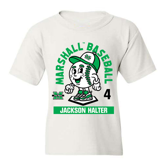 Marshall - NCAA Baseball : Jackson Halter - Fashion Shersey Youth T-Shirt