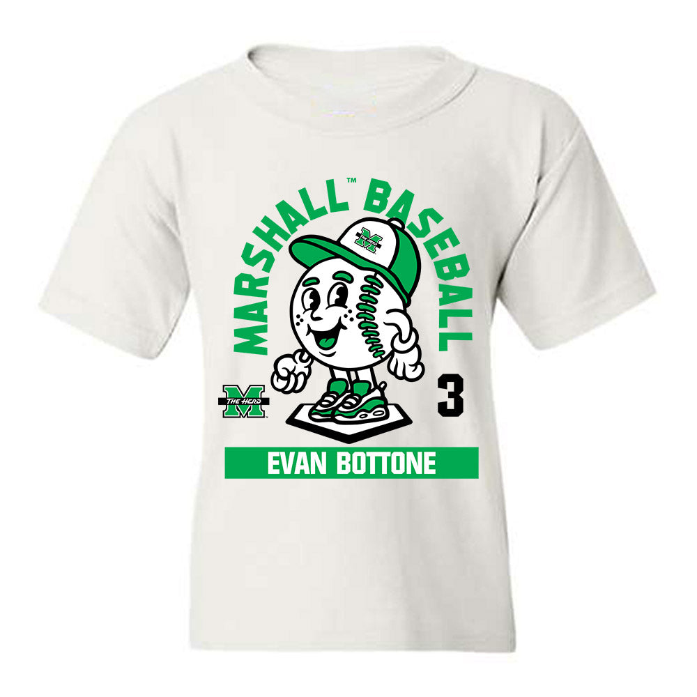 Marshall - NCAA Baseball : Evan Bottone - Fashion Shersey Youth T-Shirt-0