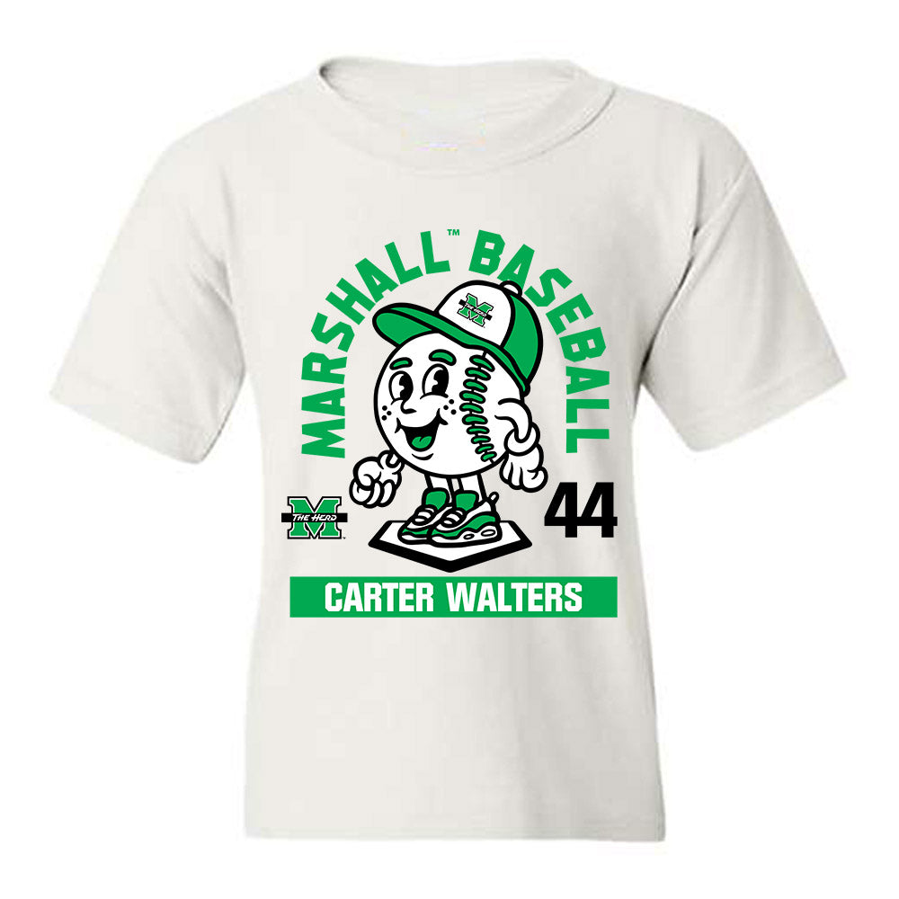 Marshall - NCAA Baseball : Carter Walters - Fashion Shersey Youth T-Shirt-0