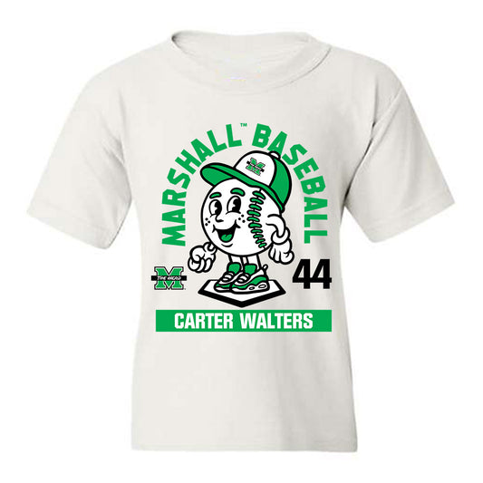 Marshall - NCAA Baseball : Carter Walters - Fashion Shersey Youth T-Shirt-0