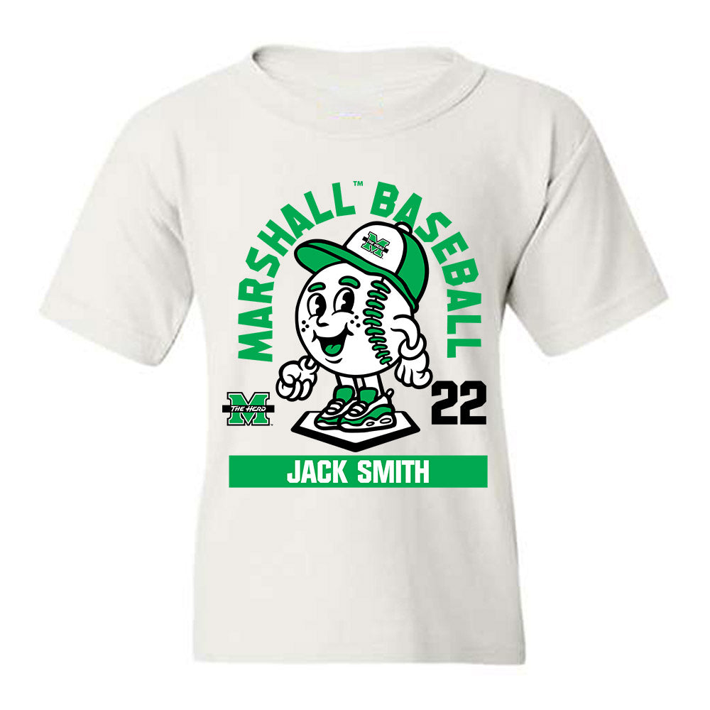 Marshall - NCAA Baseball : Jack Smith - Fashion Shersey Youth T-Shirt-0