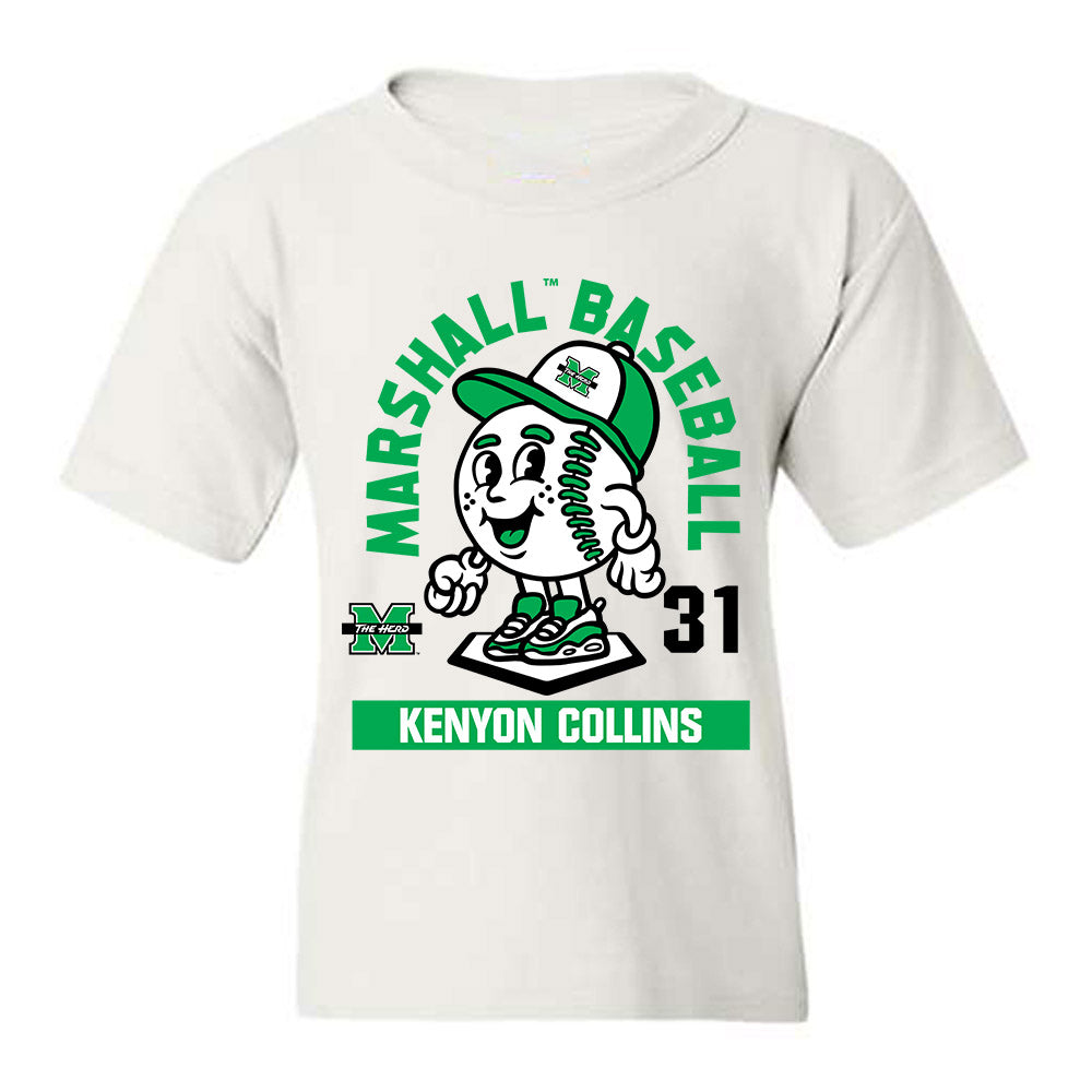 Marshall - NCAA Baseball : Kenyon Collins - Fashion Shersey Youth T-Shirt-0
