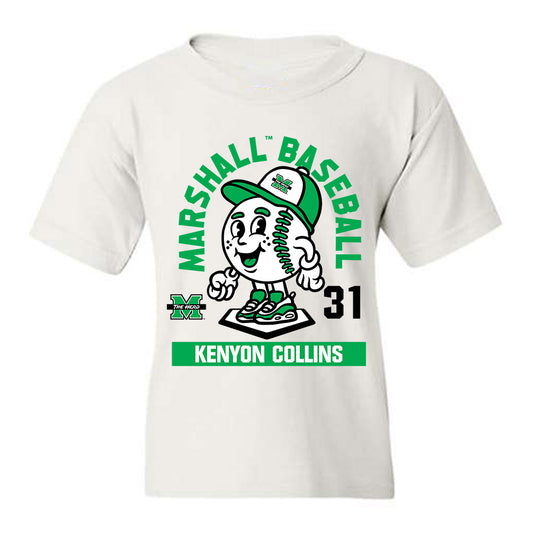 Marshall - NCAA Baseball : Kenyon Collins - Fashion Shersey Youth T-Shirt-0