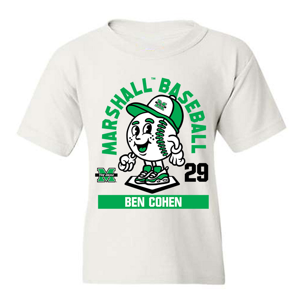 Marshall - NCAA Baseball : Ben Cohen - Fashion Shersey Youth T-Shirt-0
