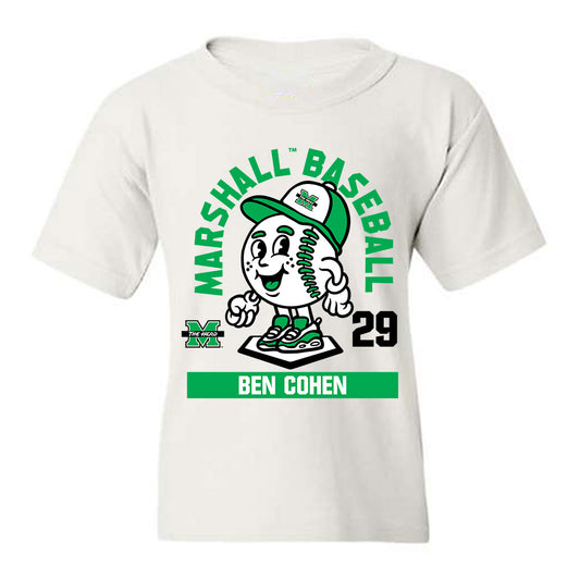 Marshall - NCAA Baseball : Ben Cohen - Fashion Shersey Youth T-Shirt-0