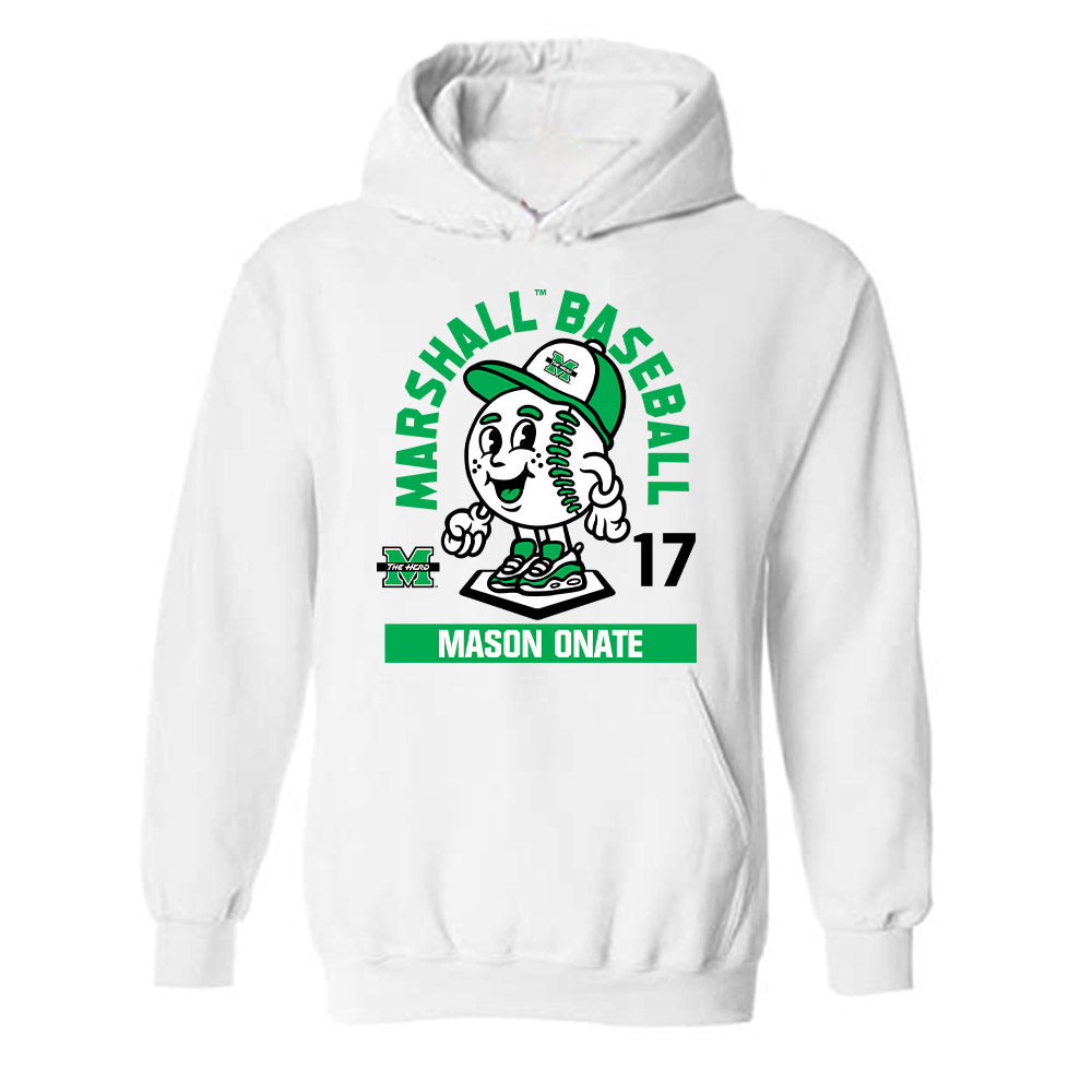 Marshall - NCAA Baseball : Mason Onate - Fashion Shersey Hooded Sweatshirt-0