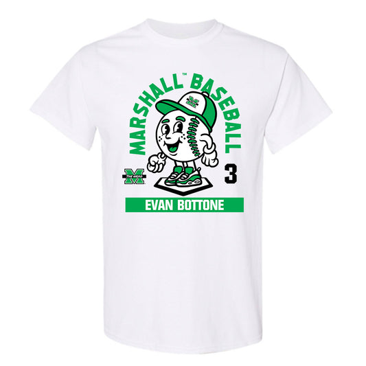 Marshall - NCAA Baseball : Evan Bottone - Fashion Shersey T-Shirt-0