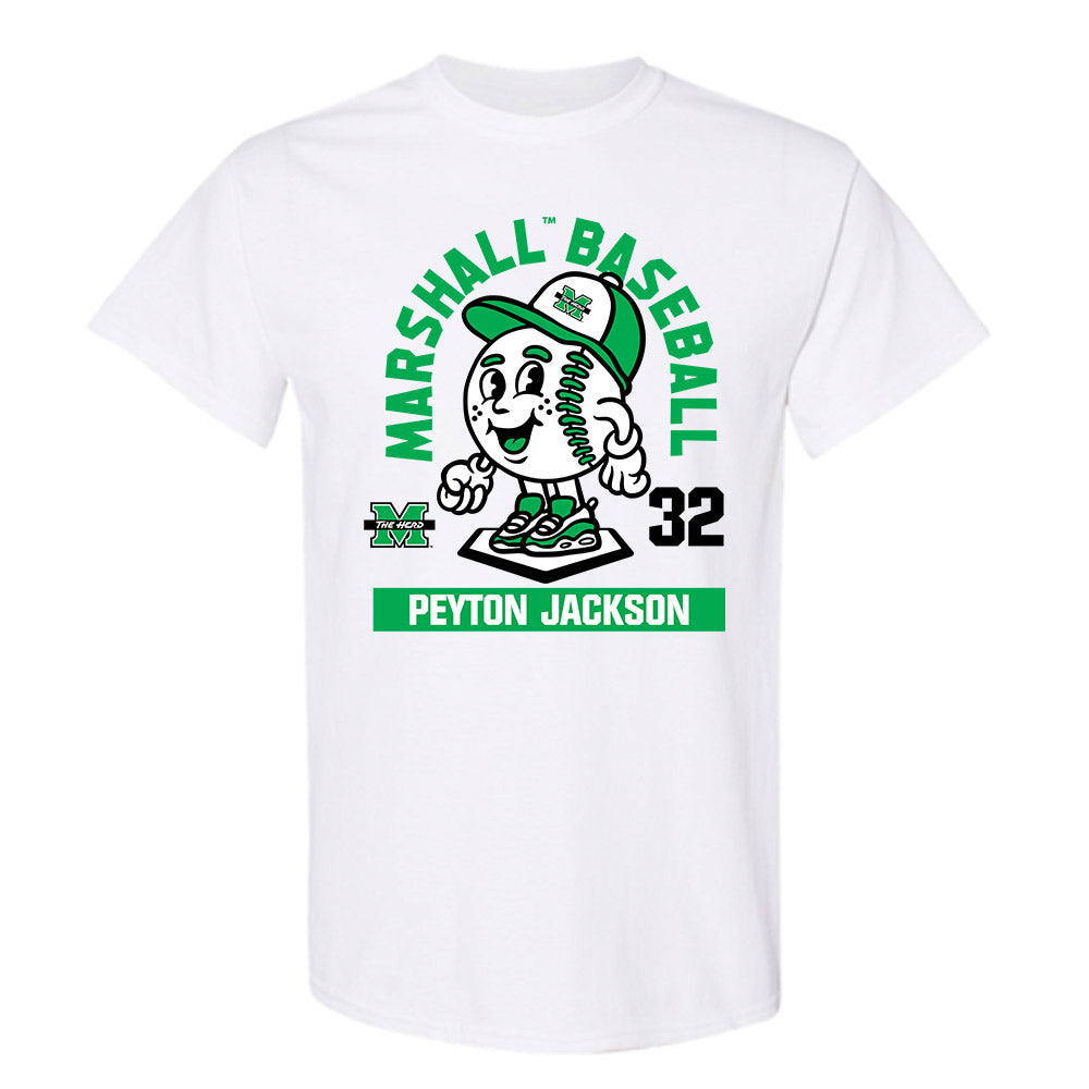 Marshall - NCAA Baseball : Peyton Jackson - Fashion Shersey T-Shirt-0