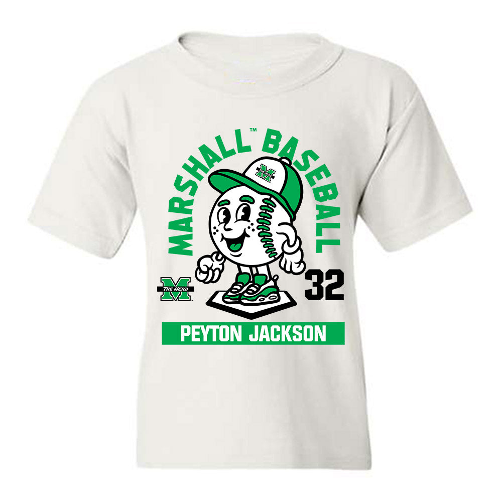 Marshall - NCAA Baseball : Peyton Jackson - Fashion Shersey Youth T-Shirt-0