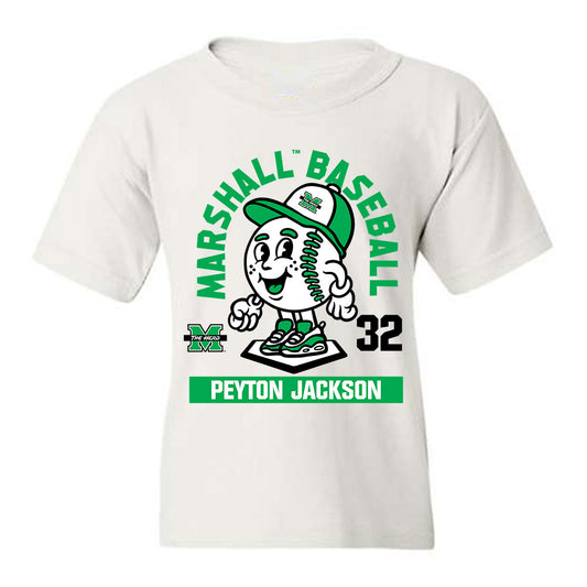 Marshall - NCAA Baseball : Peyton Jackson - Fashion Shersey Youth T-Shirt-0