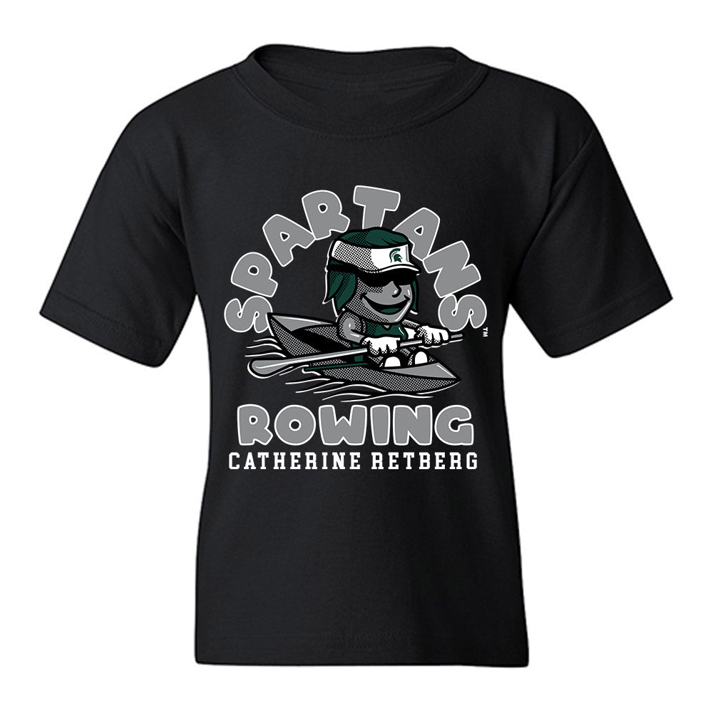 Michigan State - NCAA Women's Rowing : Catherine Retberg - Fashion Shersey Youth T-Shirt-0