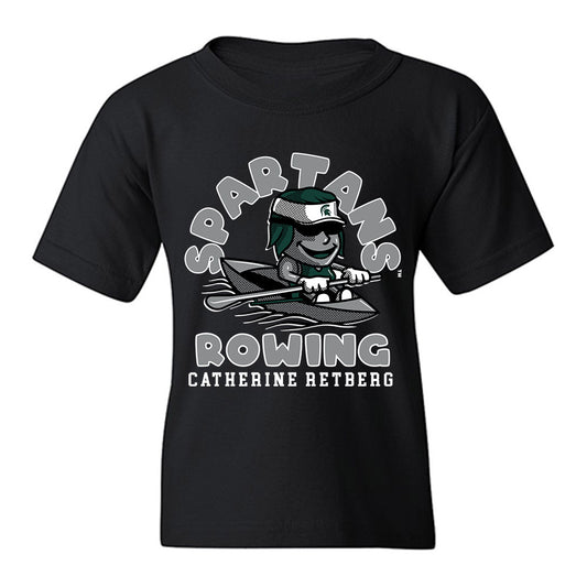 Michigan State - NCAA Women's Rowing : Catherine Retberg - Fashion Shersey Youth T-Shirt-0