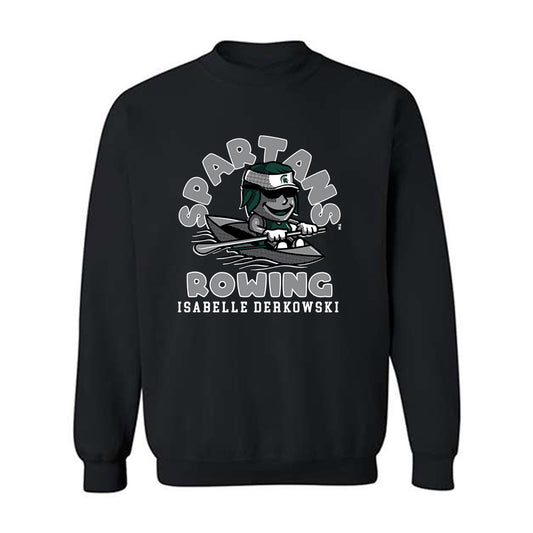 Michigan State - NCAA Women's Rowing : Isabelle Derkowski - Fashion Shersey Crewneck Sweatshirt-0