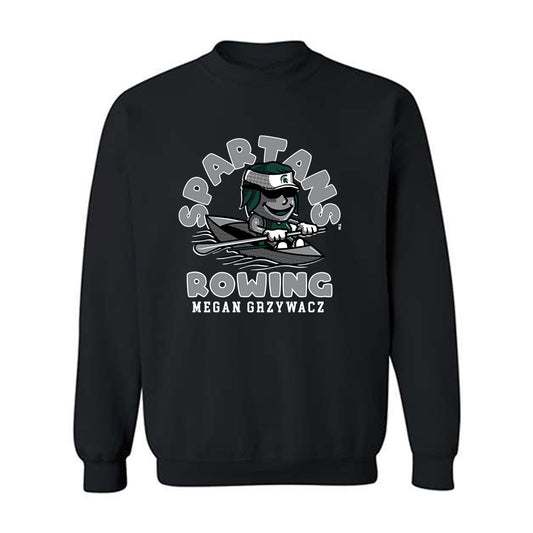 Michigan State - NCAA Women's Rowing : Megan Grzywacz - Fashion Shersey Crewneck Sweatshirt-0