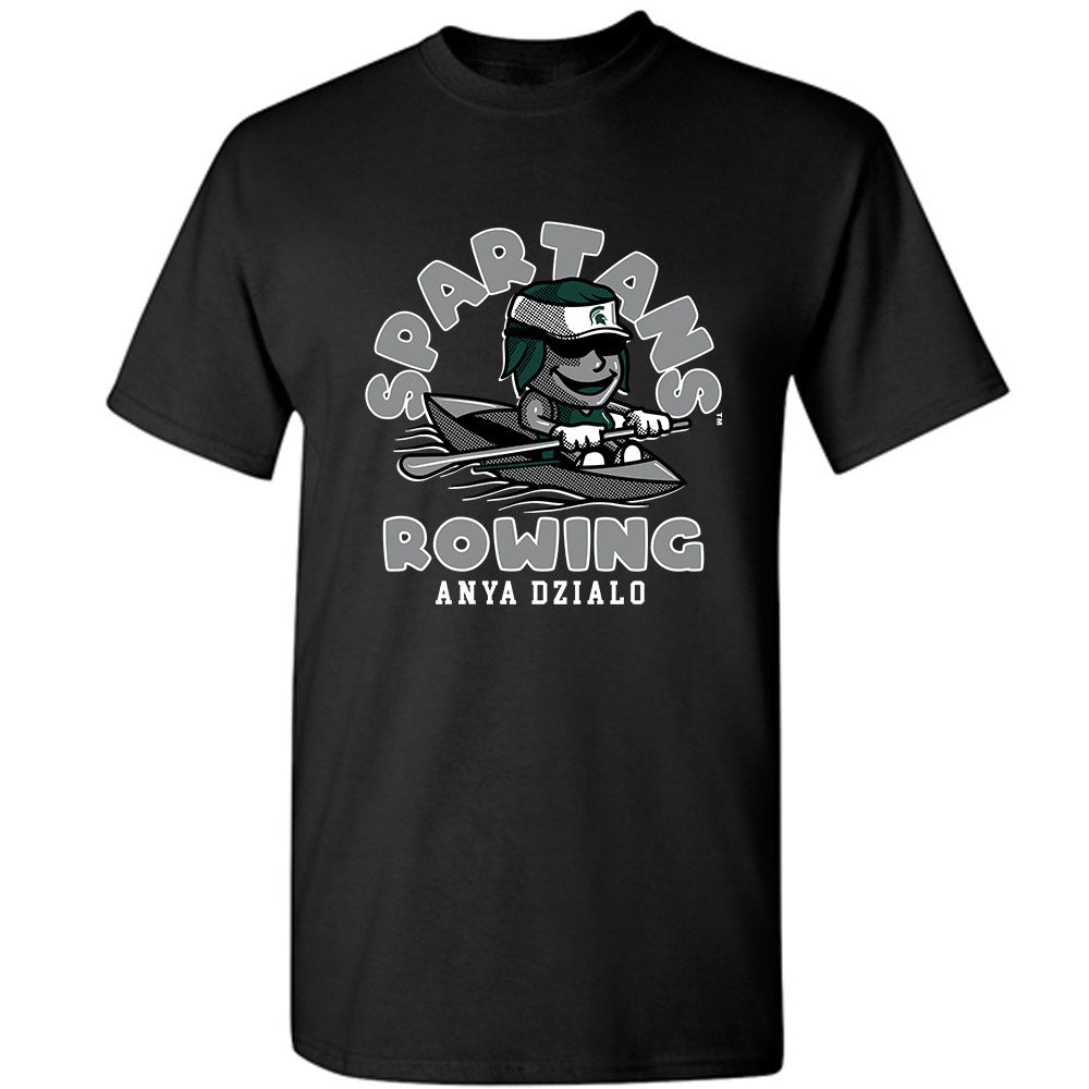 Michigan State - NCAA Women's Rowing : Anya Dzialo - Fashion Shersey T-Shirt-0