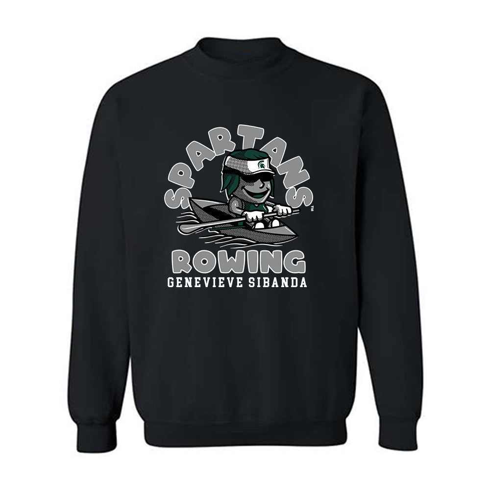 Michigan State - NCAA Women's Rowing : Genevieve Sibanda - Fashion Shersey Crewneck Sweatshirt-0