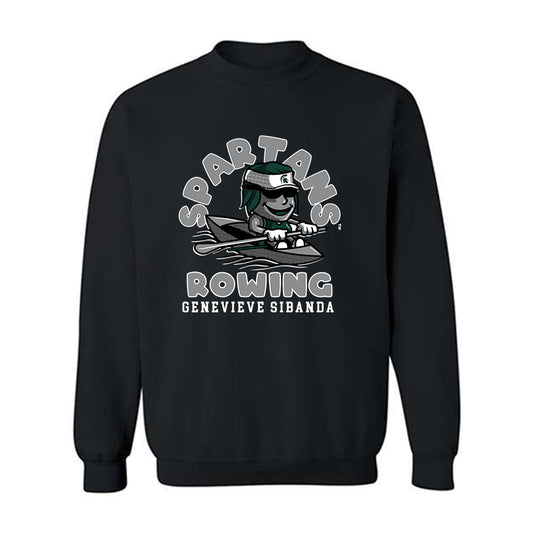 Michigan State - NCAA Women's Rowing : Genevieve Sibanda - Fashion Shersey Crewneck Sweatshirt-0
