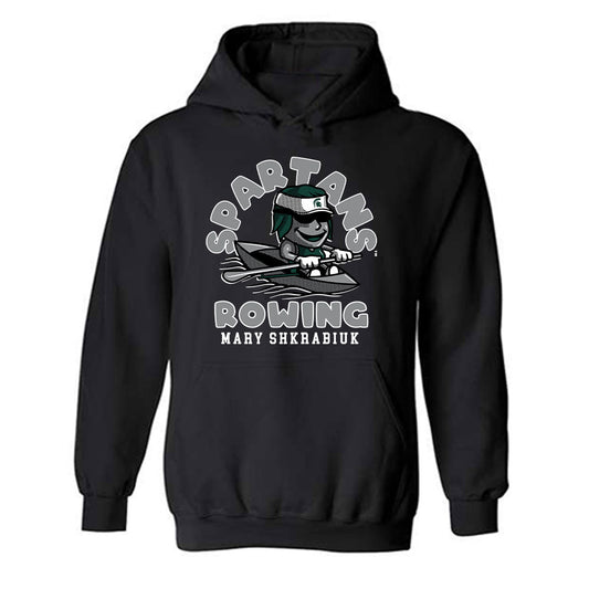 Michigan State - NCAA Women's Rowing : Mary Shkrabiuk - Fashion Shersey Hooded Sweatshirt-0